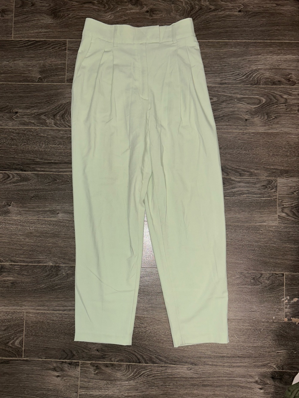 Dynamite Pale Mint High-Waist Ponte Trousers